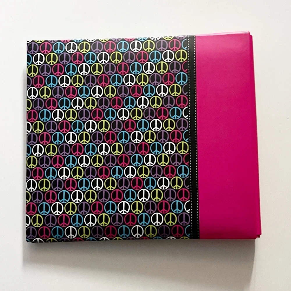 Y2K Pink and Peace Sign Photo Album